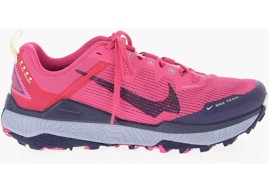 Sneakers Nike Solid Color React Wildhorse Low-Top Sneakers With Contrast L Pink Femei (BM 13466873) 3