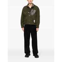 Jachete pentru Barbati pagina 15 - Jachete MAISON MIHARA YASUHIRO Maison Mihara Yasuhiro Hooded Windbreaker GREEN Barbati (BM 13477970) - B-mall.ro