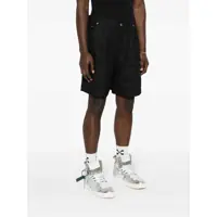 Pantaloni Off-White pentru Barbati - Pantaloni Off-White Off-White Shots In Linen With Logo Black Barbati (BM 13480445) - B-mall.ro