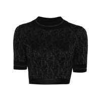 Topuri Palm Angels Monogram Jersey Top Femei