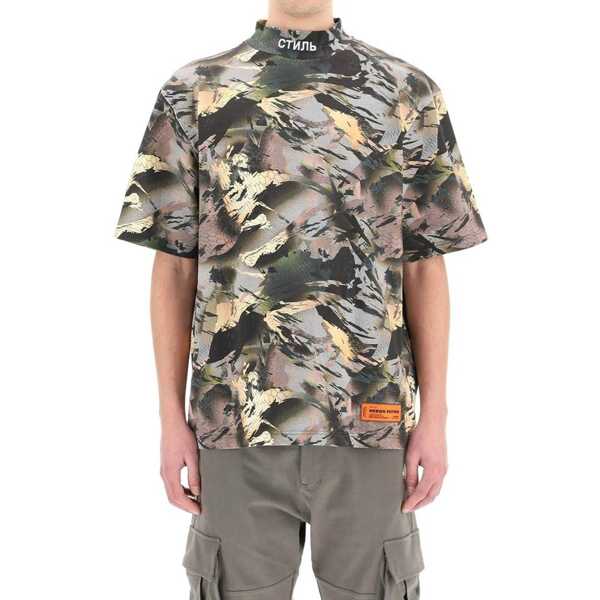 Tricouri Heron Preston Heron Preston Camouflage Print T-shirt Green Barbati (BM 13485020) 2