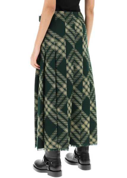 Fuste lungi Burberry Maxi Kilt With Check Pattern PRIMROSE IP CHECK Femei (BM 13485377) 3
