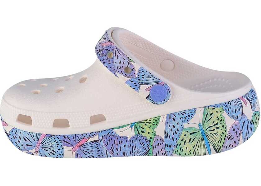 Papuci Crocs Cutie Crush Butterfly Kids Clog White Fete (BM 13485737) 2