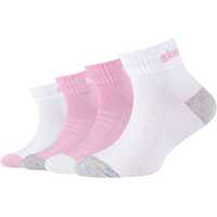 Sosete 4PPK Girls Mesh Ventilation Quarter Socks Fete