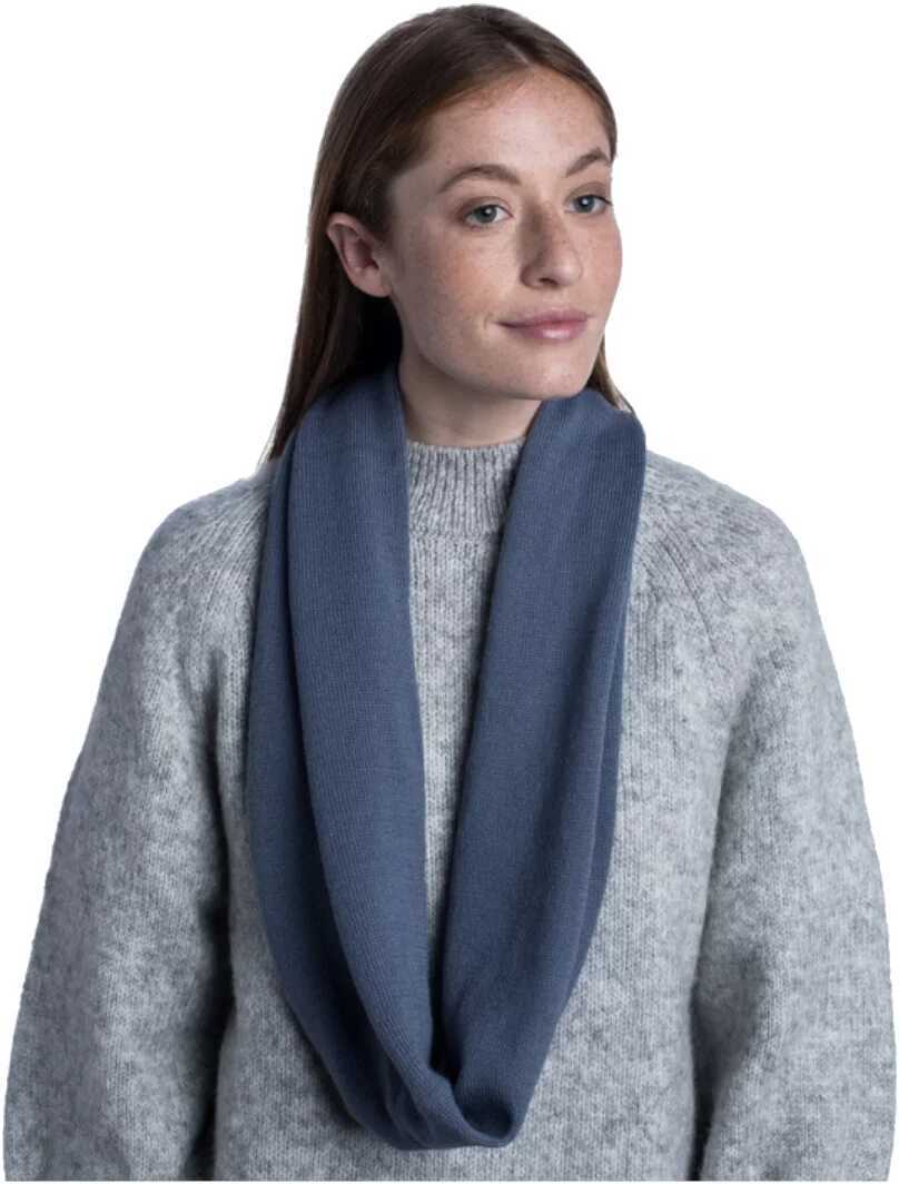 Esarfe Buff Yulia Knitted Infinity Scarf Blue Femei (BM 13486361) 2