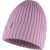 Buff Knitted Norval Hat Pansy Pink
