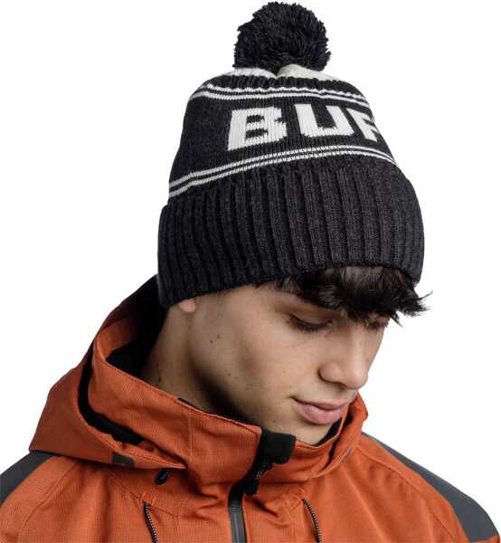 Caciuli Buff Hido Knitted Hat Beanie Black Barbati (BM 13486598) 4