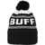 Buff Hido Knitted Hat Beanie Black