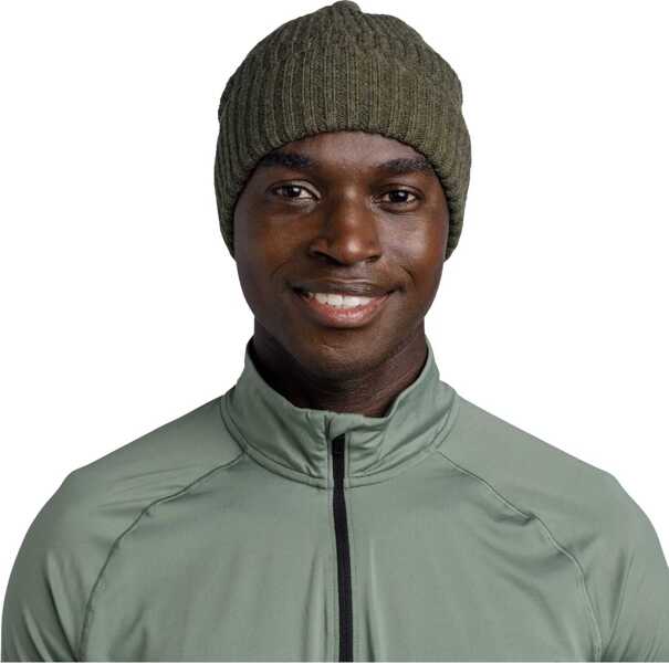 Caciuli Buff Renso Knitted Fleece Hat Beanie Green Barbati (BM 13486610) 4