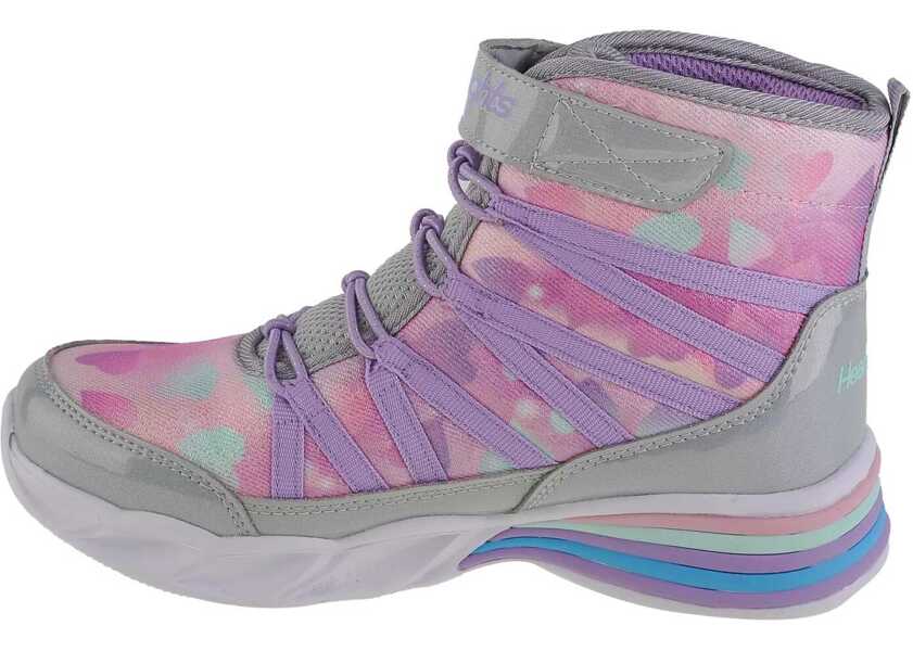 Bocanci SKECHERS Sweetheart Lights - Dreamy Love Silver Fete (BM 13487063) 2