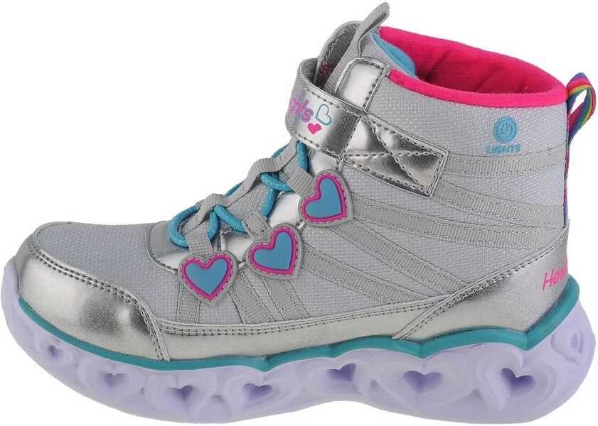 Bocanci SKECHERS Sweetheart Lights - Sweet Styling Silver Fete (BM 13487066) 2