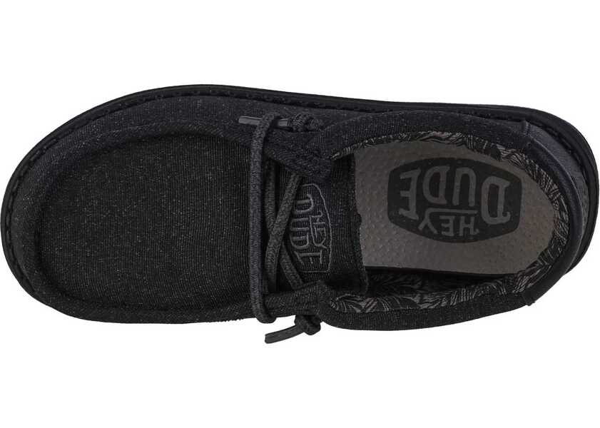 Sneakers Hey Dude Wally Youth Basic Black Baieti (BM 13487294) 3