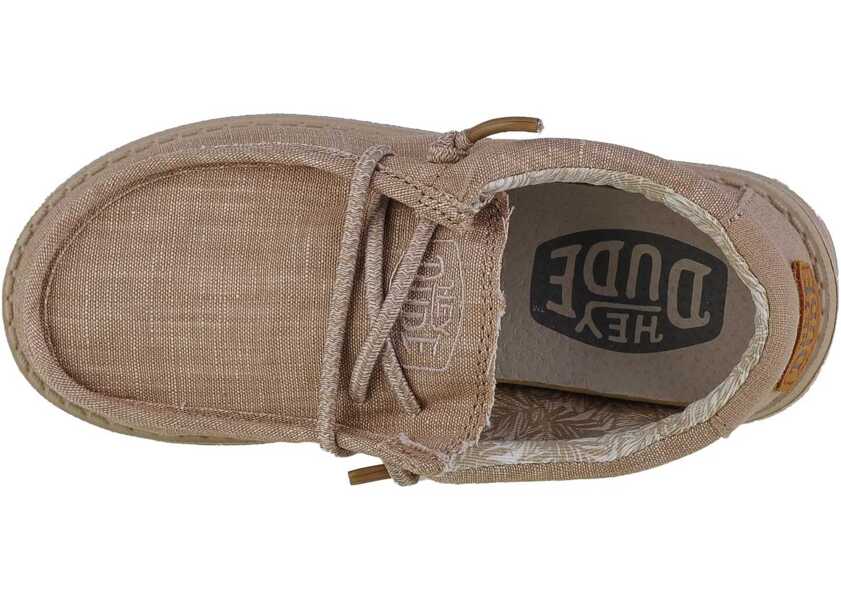 Sneakers Hey Dude Wally Youth Basic Beige Baieti (BM 13487297) 3