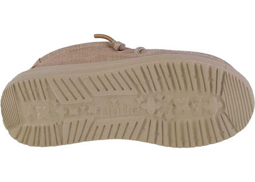 Sneakers Hey Dude Wally Youth Basic Beige Baieti (BM 13487297) 4
