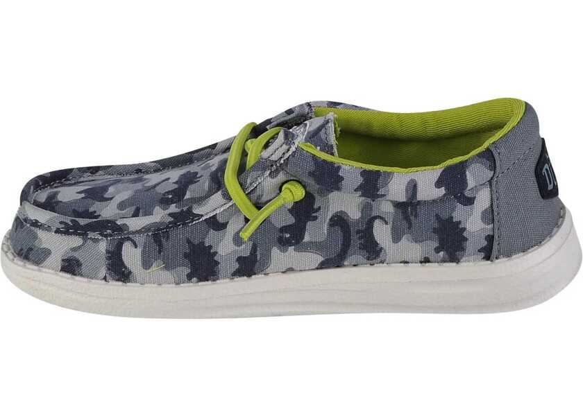 Sneakers Hey Dude Wally Youth Camodino Grey Baieti (BM 13487300) 2