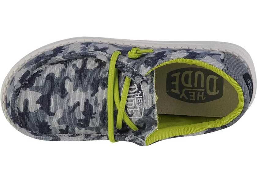 Sneakers Hey Dude Wally Youth Camodino Grey Baieti (BM 13487300) 3