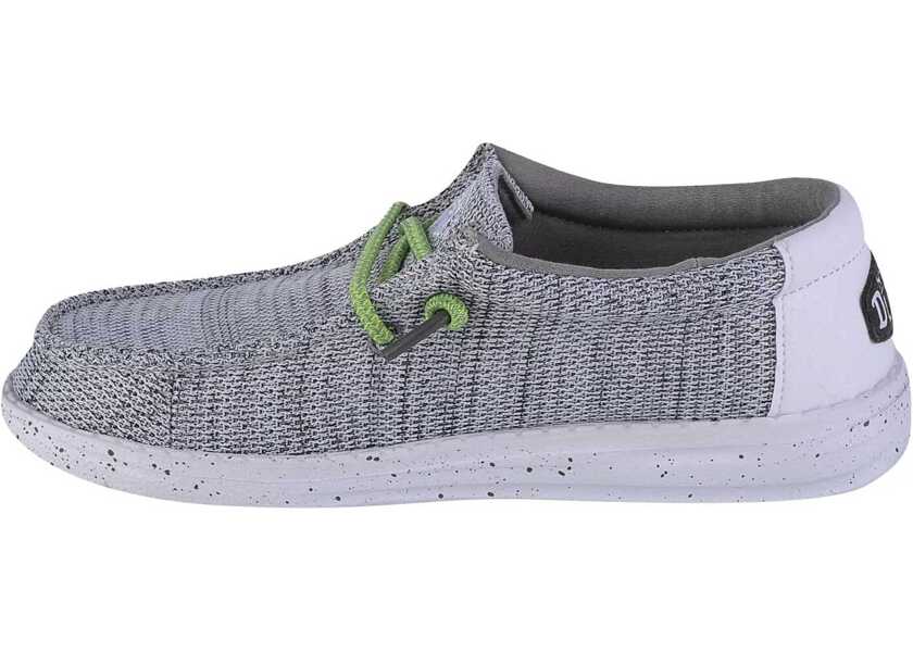 Sneakers Hey Dude Wally Youth Sox Grey Baieti (BM 13487303) 2
