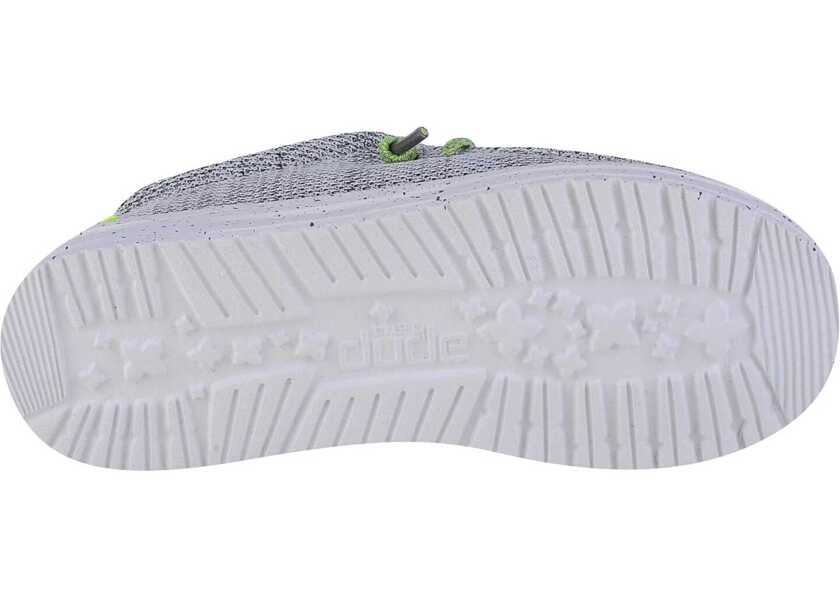 Sneakers Hey Dude Wally Youth Sox Grey Baieti (BM 13487303) 4