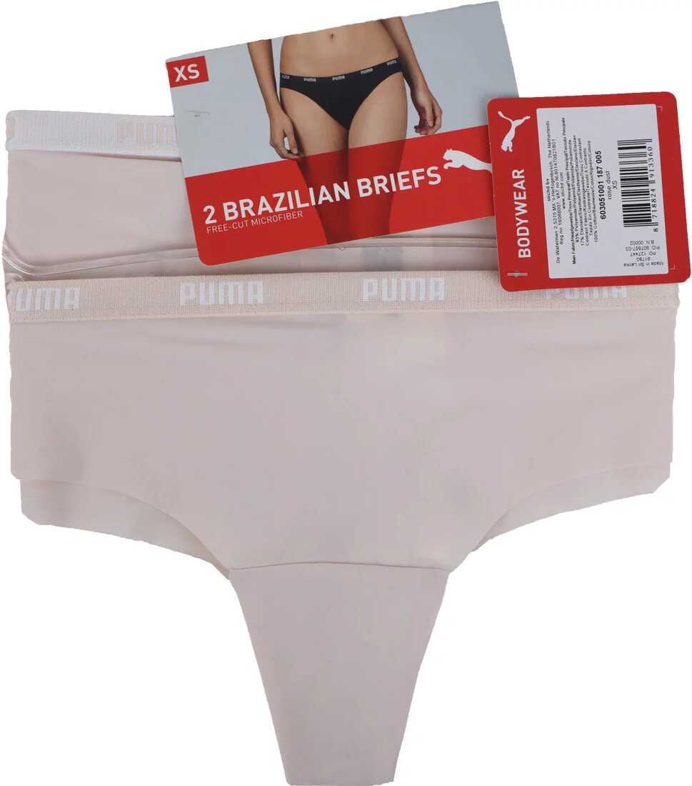 Chiloti PUMA Brazilian Briefs 2 Pack Pink Femei (BM 13487495) 2