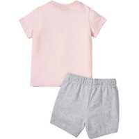 Imbracaminte pentru Fete pagina 28 - Tricouri PUMA Minicats Tee Short Set Pink Fete (BM 13487558) - B-mall.ro