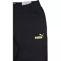 Pantaloni de trening pentru Fete - Pantaloni de trening PUMA Essential Sweatpants FL G Black Fete (BM 13487561) - B-mall.ro