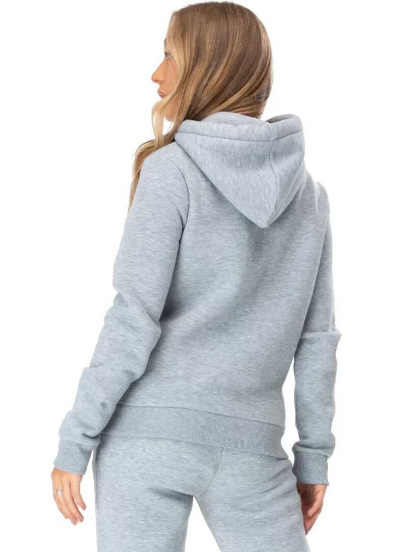 Bluze de trening Justhype Scribble Logo Hoodie Grey Femei (BM 13488059) 3