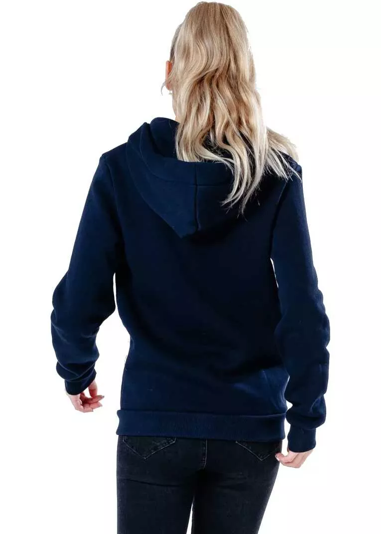 Bluze de trening Justhype Drawstring Zip Hoodie Navy Femei (BM 13488065) 2
