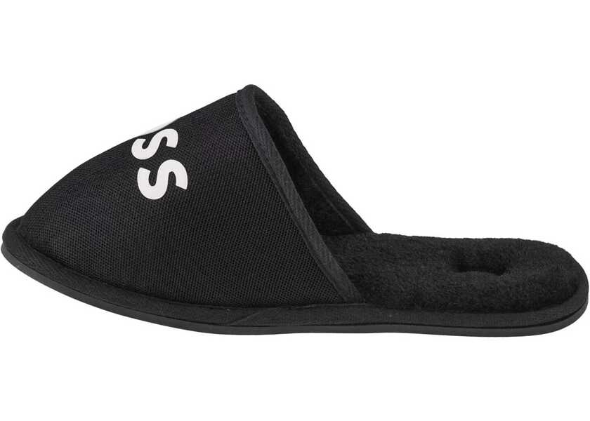 Slapi Hugo Boss Logo Slippers Black Baieti (BM 13488155) 2