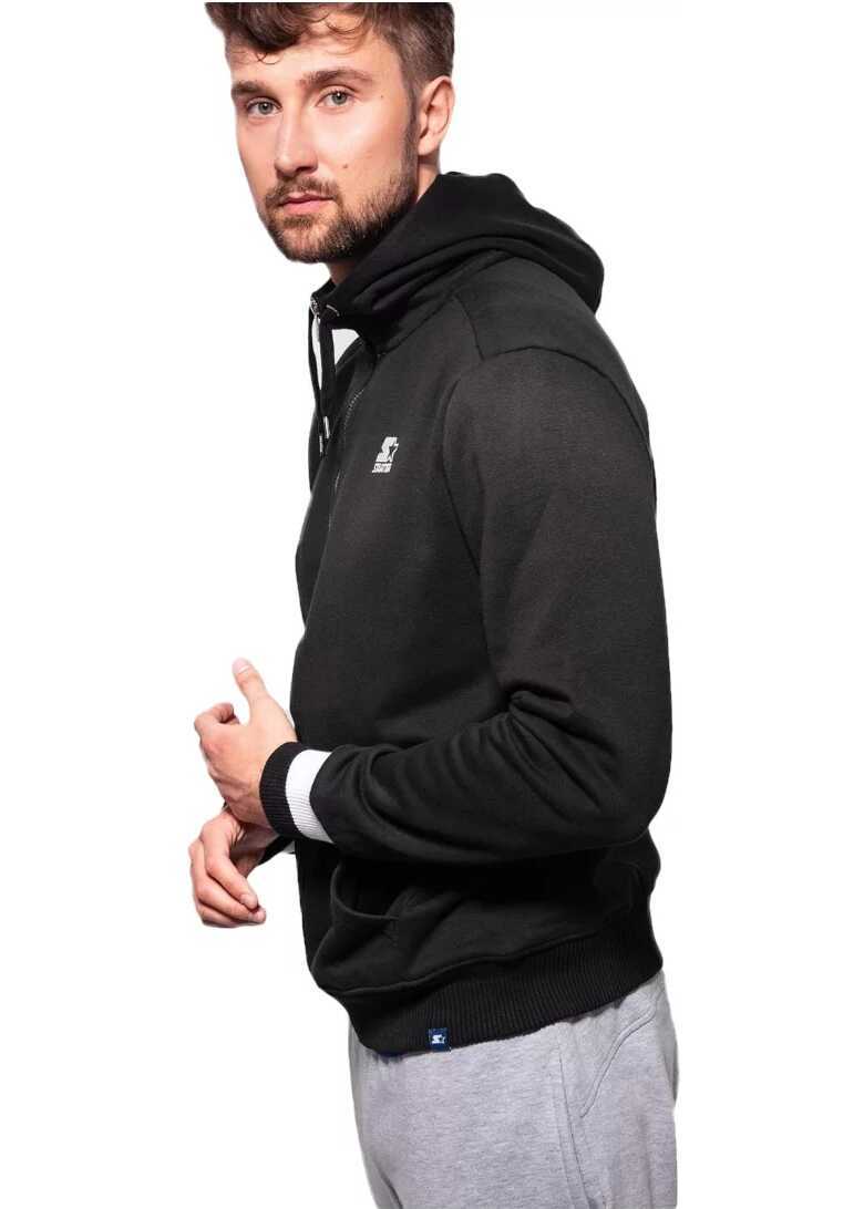 Bluze Starter Man Blouse Zip Hoodie Black Barbati (BM 13488476) 2