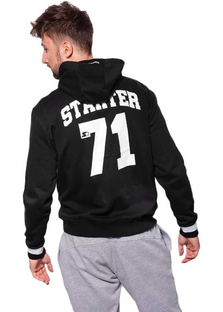 Bluze Starter Man Blouse Zip Hoodie Black Barbati (BM 13488476) 4