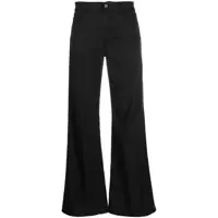 Blugi Dondup Amber Wide Flared Black Jeans Femei