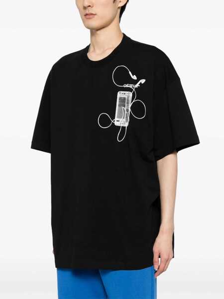 Tricouri Off-White Off-White T-Shirt Black Barbati (BM 13501178) 4