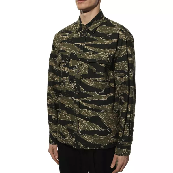 Camasi Dolce & Gabbana Dolce & Gabbana Camouflage Shirt Green Barbati (BM 13503419) 2