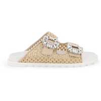 Papuci "Rafia Slidy Viv' Slides With Str Femei