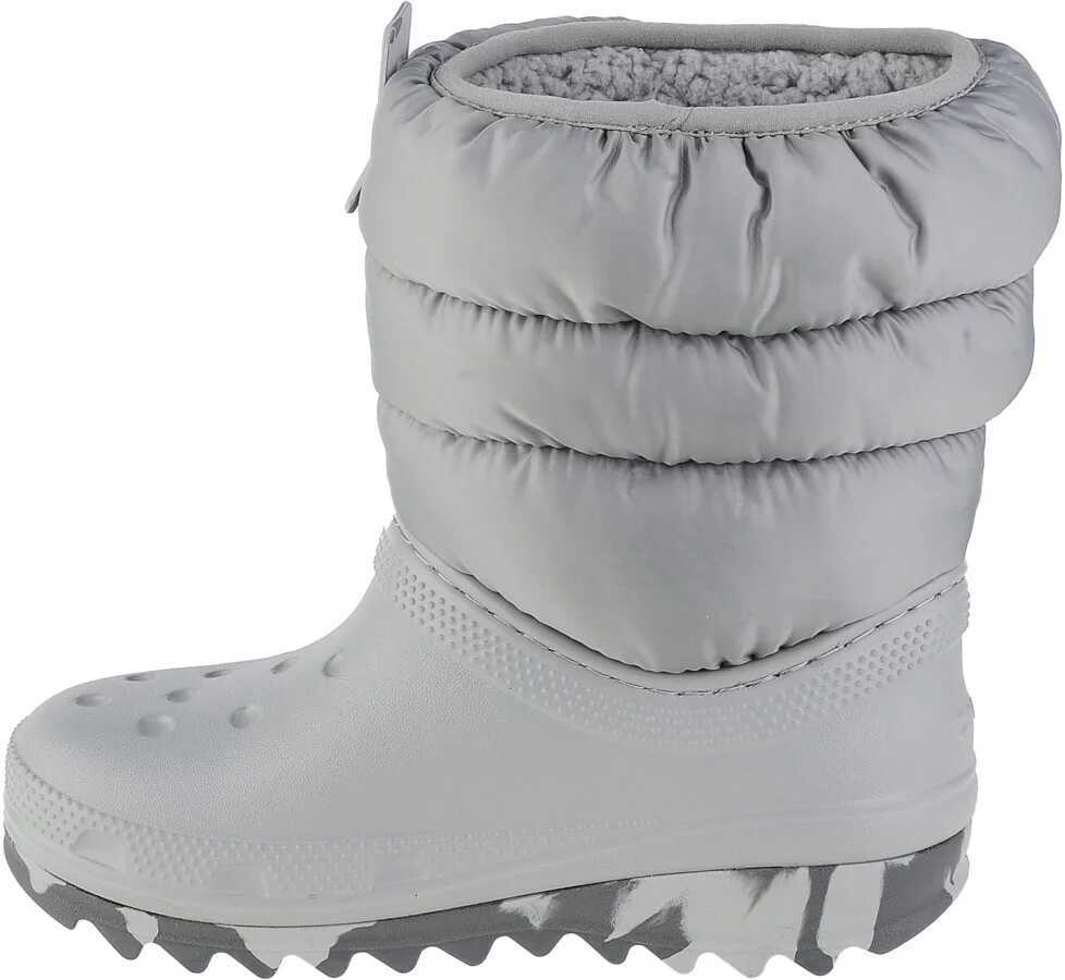 Bocanci de iarna Crocs Classic Neo Puff Boot Kids Grey Baieti (BM 13503887) 2
