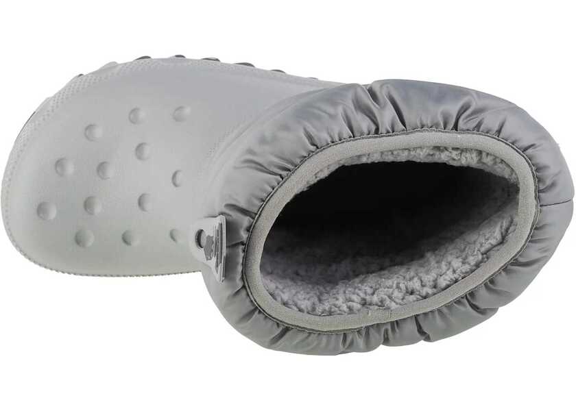 Bocanci de iarna Crocs Classic Neo Puff Boot Kids Grey Baieti (BM 13503887) 3