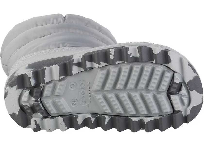 Bocanci de iarna Crocs Classic Neo Puff Boot Kids Grey Baieti (BM 13503887) 4