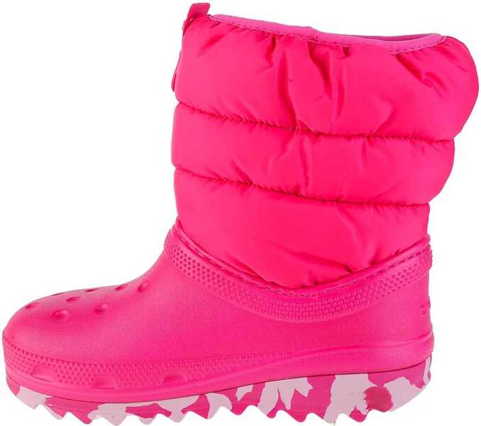 Cizme de iarna Crocs Classic Neo Puff Boot Kids Pink Fete (BM 13503887) 2