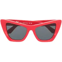 Ochelari de soare Solid Color Edvard Maxi Cat Eye Sunglasses Femei