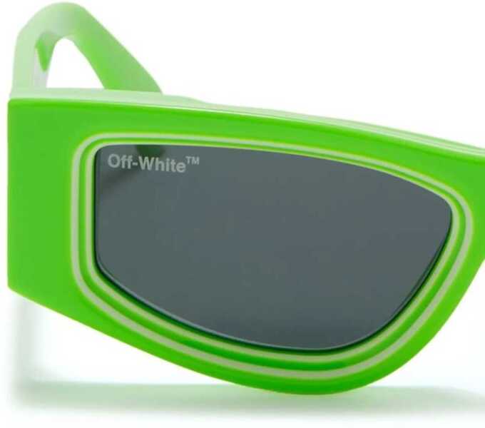Ochelari de soare Off-White Sunglasses Andy A In Solid Color Green Femei (BM 13504292) 3