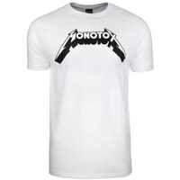 Tricouri Metal White Barbati