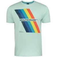 Tricouri Multicolor Light Blue Barbati
