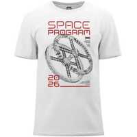 Tricouri Space Program White Barbati