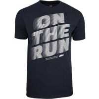 Tricouri On The Run Navy Mel Barbati