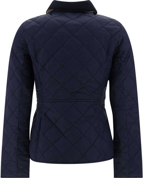 Jachete Barbour Deveron Quilt Jacket NAVY/PALE PINK Femei (BM 13507718) 2