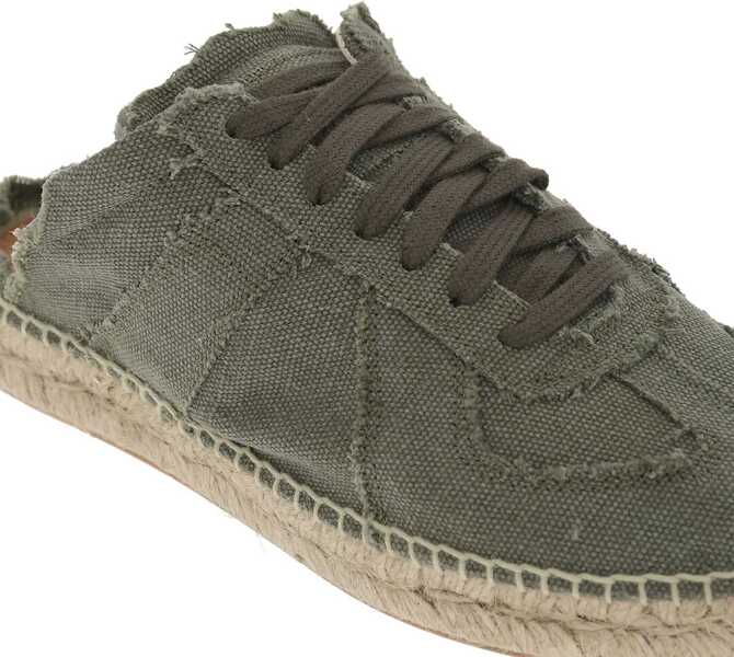 Sneakers Maison Margiela Mm22 Open Back Cotton Low-Top Sneakers Green Femei (BM 13507892) 5