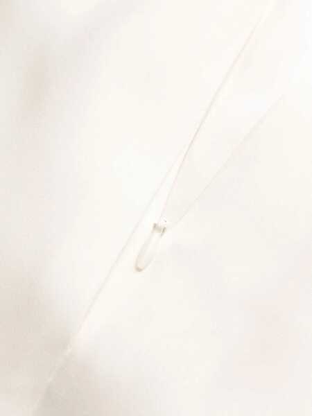 Pantaloni casual Valentino Garavani Silk Palazzo Pants White Femei (BM 13507913) 5