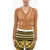Calvin Klein Cropped Cardigan With Distressed Details Yellow
