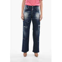 Blugi evazati Vintage Effect San Diego Straight Fit Denims 23Cm Femei