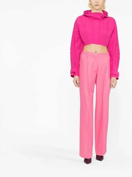 Pantaloni casual Palm Angels Pleated Miami Wide-Fit Pants Pink Femei (BM 13508039) 2